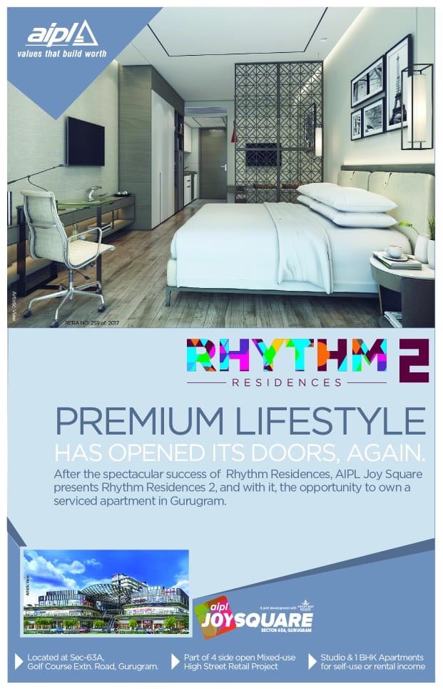 Presenting Rhythm Residences 2 at Aipl Joy Square in Gurgaon Update